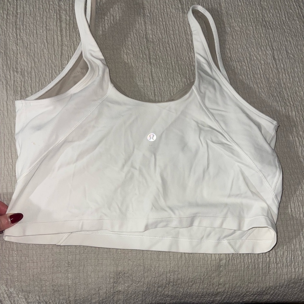 lululemon athletica Cream Sports Bra